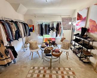 "Boutique" Full of Women's clothing and shoes