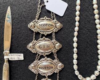 Liquor tags - vintage