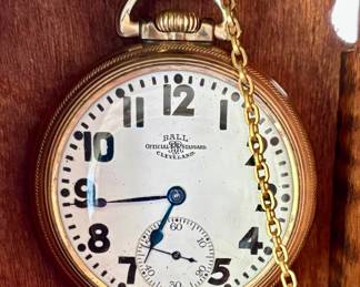 Ball 10K plated - official Railroad Standard - Cleveland - pocket watch