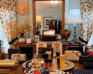 Vintage clutches, perfumes and so much more!