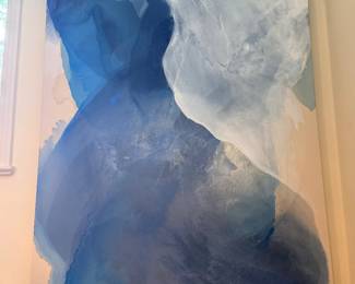 Artist Logan Olivia abstract canvas - HUGE!