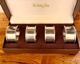 Vintage Whitney shop napkin rings