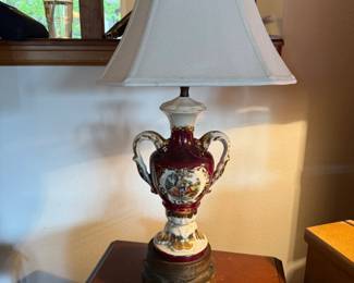 Vintage Porcelain Table Lamp