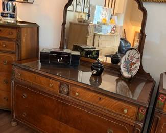 Vintage Mirrored Dresser