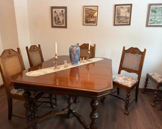 Dining Table  6 Chairs