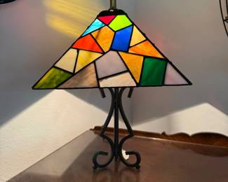Leaded Glass Lamp