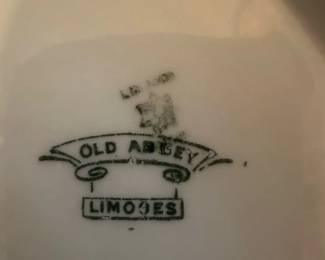 Old Abbey Limoges Gilded Plates third image