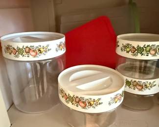 Pyrex Spice of Life Glass Canister Set