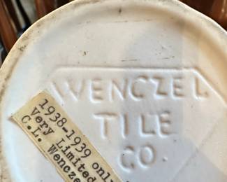 Wenzel Tile Co. Marbled Vase second image