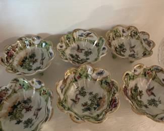 Possibly Meissen Porcelain Trinket Dishes