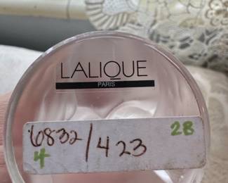 Lalique Leda and the Swan Crystal Figurine second image