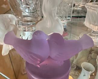 Lalique Chevreuil Fawn Crystal Figurine second image