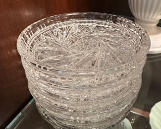  Lead Crystal Coasters