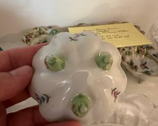 Possibly Meissen Porcelain Trinket Dishes third image