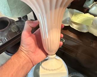 Lenox Regal Collection Pink Fluted Vase