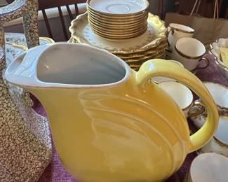 Vintage Hall Nora Yellow Water Pitcher