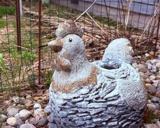 HEN CONCRETE PLANTER