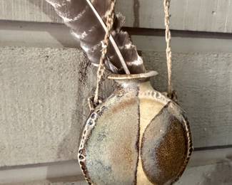 CERAMIC WALL JUG VASE