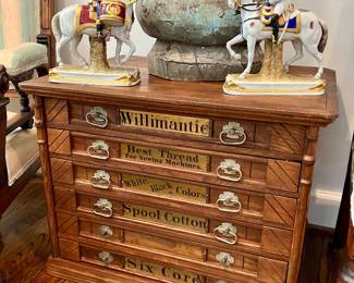 Williamantic 6-drawer spool cabinet