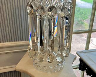 Pair of crystal lusters