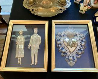 Ex Voto couple and sacred heart