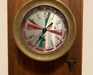 Chelsea Type B Model 12E radio room clock