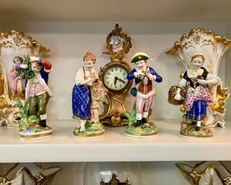Crown Derby Four Seasons figurines