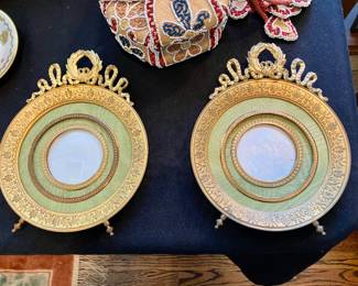 Pair of 19th c Louis XVI gilt picture frames