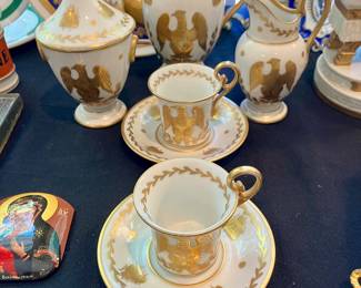 Napoleonic eagle & bee tea service