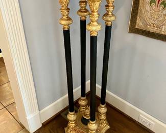 French Empire style marble top pedestal