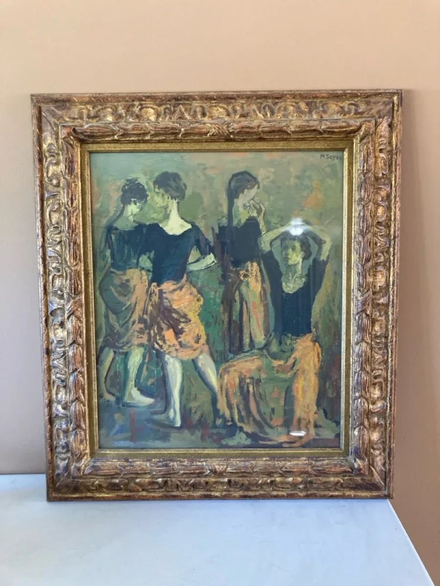 Moses Soyer Painting