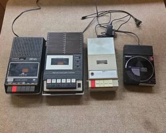 Vintage Cassette And Cd Players