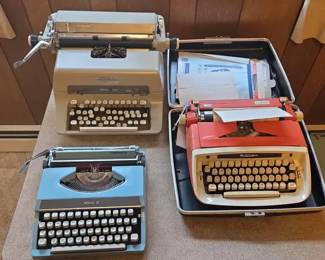 Collection Of Royal Typewriters