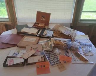 Large Collection Of Vintage Stamps