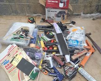 Mystery Lot Of Painting And Home Improvement Supplies