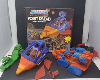 Vintage Masters of the Universe MOTU Mattel Toy Lot  Point Dread  Talon Fighter Vehicles