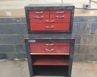Vintage All American By Waterloo Toolchest On Wheels
