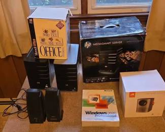 Collection Of Vintage Electronics And Software