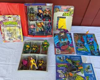 Teenage Mutant Ninja Turtles  Vehicle, 1989 1990, Turtlecycle Footski, Super Shredder  Knucklehead