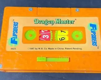 1987 Milton Bradley Flip Sliders Dragon Master Handheld Puzzle Game
