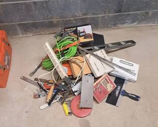 Home Improvement Mystery Lot of Hand Tools, Hardware and Accessories