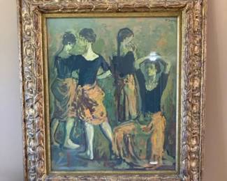 Moses Soyer Painting