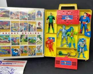 Vintage Kenner Super Powers Collection Superman Batman Flash Green Lantern