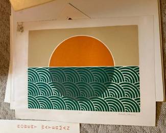 Lot Of Mid Century Modern Robert Waterman Prints