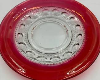 Ruby Glass Plates