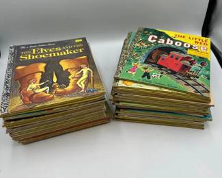 Lot of 36 Assorted Little Golden Hardcover Childrens Books