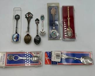 Collectible spoons and coins