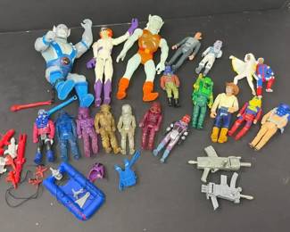 Vintage Mixed Action Figure  Accessory Lot
