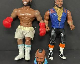 Mr. T Action Figures  Stamp Lot