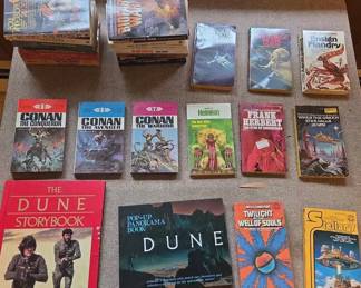 Collection Of Fantasy And Science Fiction Paperbacks